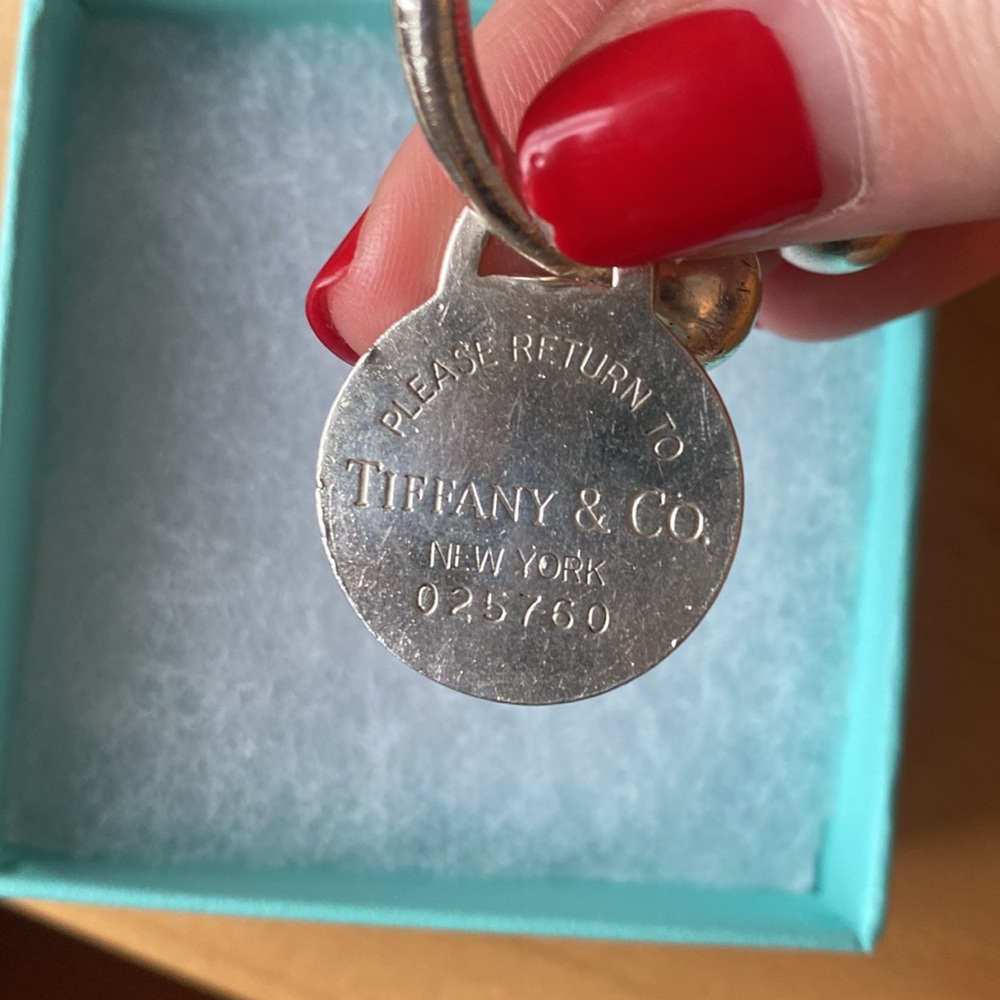 Vintage Return to Tiffany Authentic Key Chain. Real 925 silver. - Picture 2 of 5